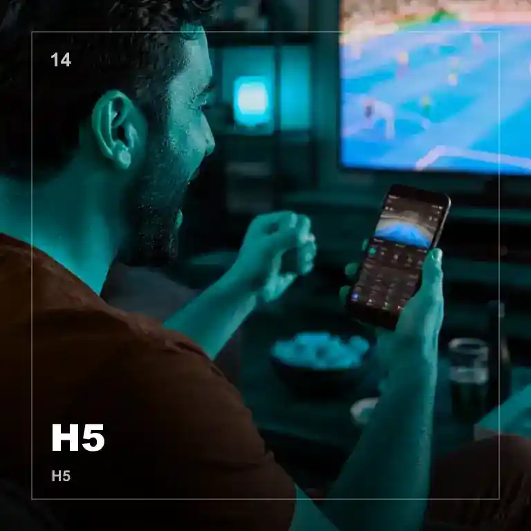 棋牌H5轻应用界面